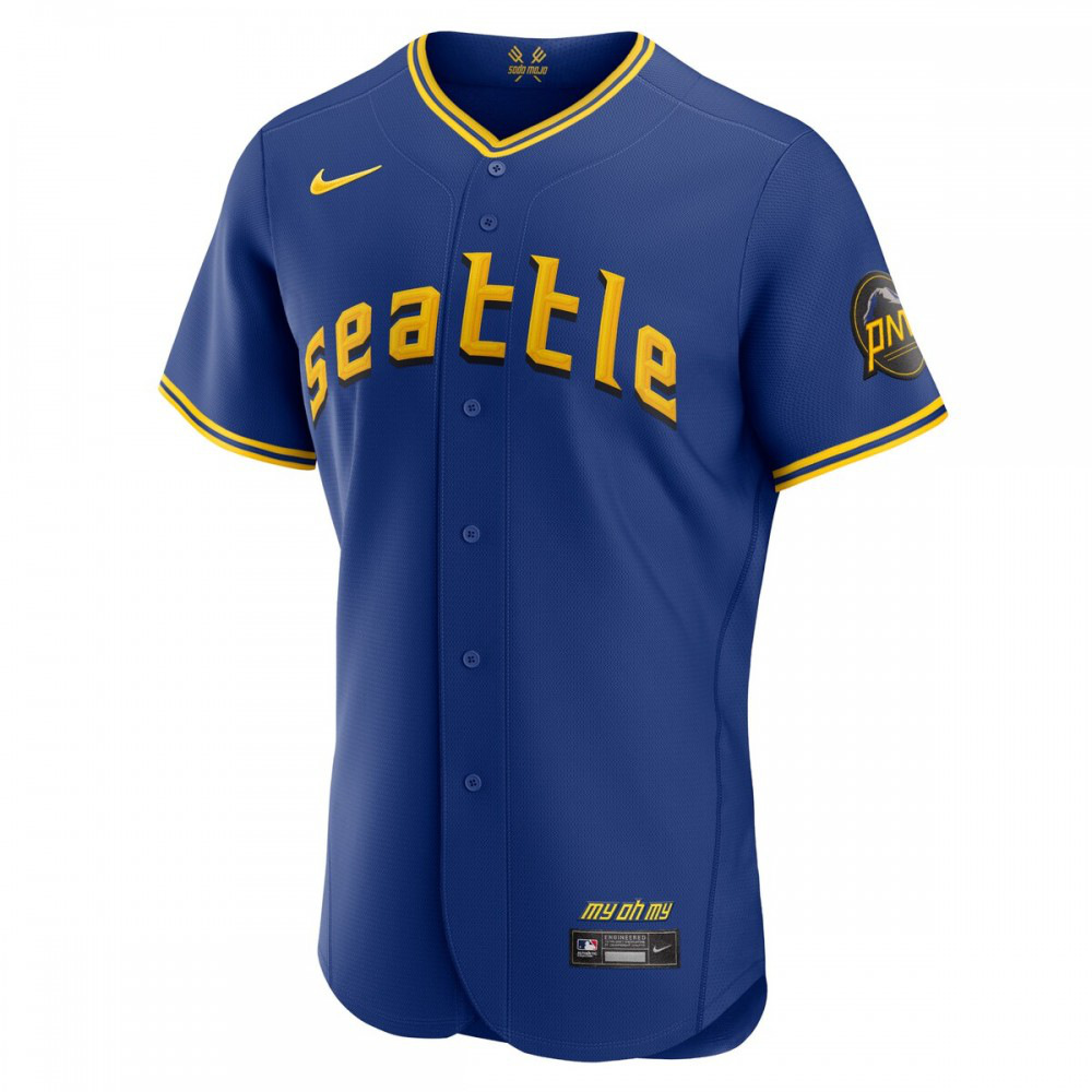 Seattle Mariners 2023 City Connect Authentic Jersey - Royal-Pro Kit Vault | Brand New 26/27 Sports Jerseys